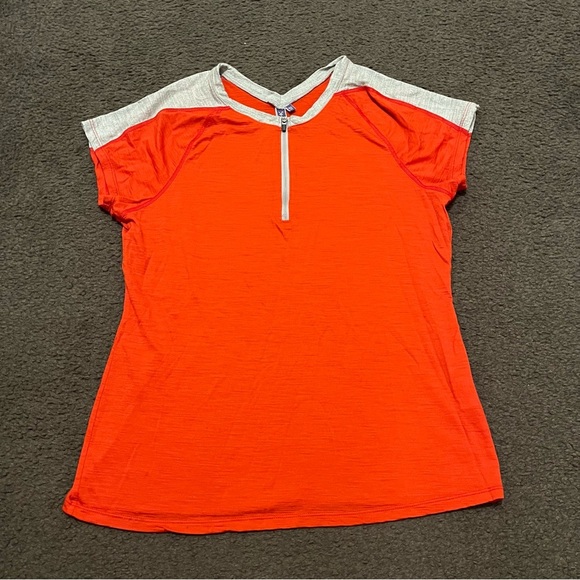 Ibex Merino Wool Quarter Zip Short Sleeve Top - Picture 5 of 7